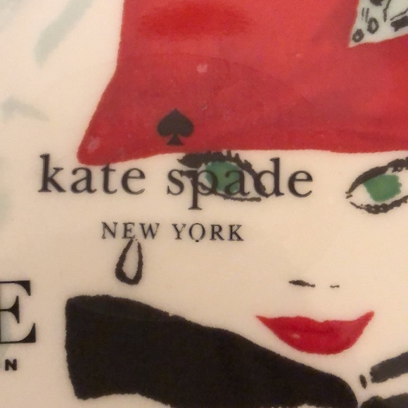 NWT Kate Spade Make Headlines tidbit charm Plates by Lenox - Picture 3 of 12